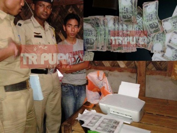Fake-currency dealer held in Tripura with invalid documents, fake note printing machine : Tripura turns a hub for fake Indian currency: Pakistanâ€™s ISI runs fake currency racket in NE region 